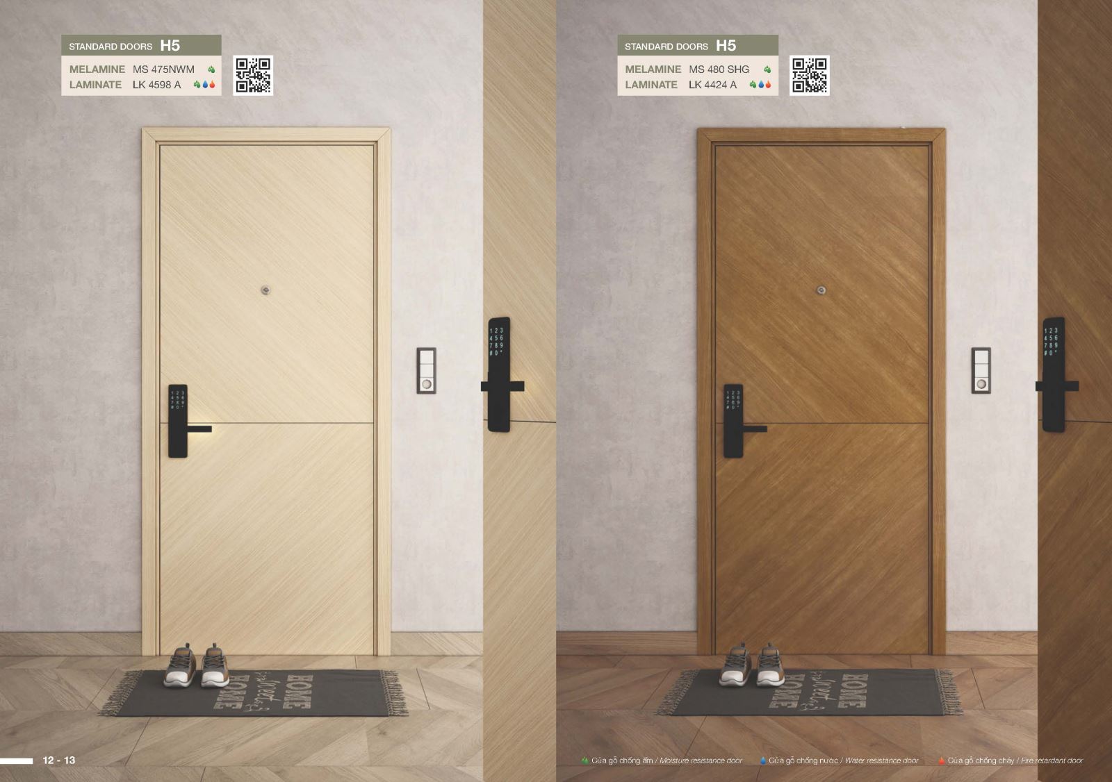 Cửa gỗ MDF Melamine