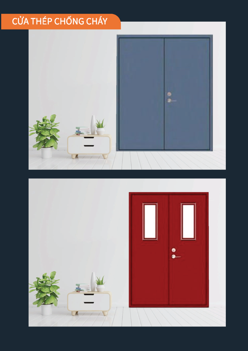 CỬA THÉP CHỐNG CHÁY