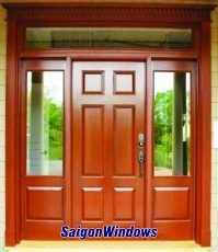 Cửa gỗ tự nhiên SD D4